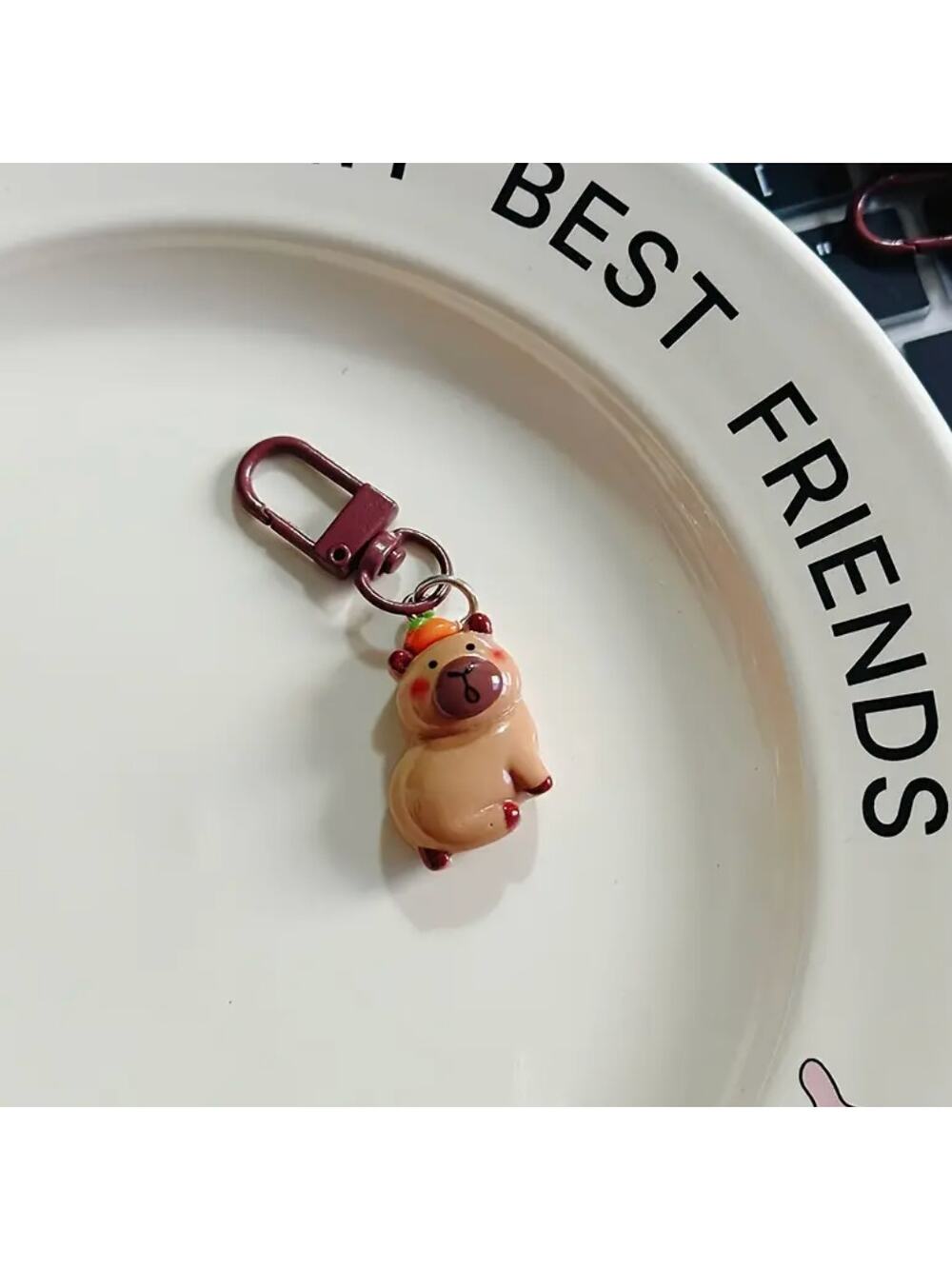 Capybara Keychain Bag Charm Phone Charm - Fruit